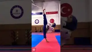 TAEKWONDO 🥋🥇🔥 BEAUTIFUL BLACK BELT IN 🧕 HIJAB #👑King's Martial arts