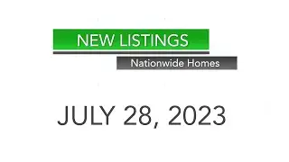 New Listings - July 28, 2023