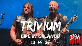 FULL SET: Trivium Live in Orlando, FL 12-14-25 Struck Dead Tour w/ Jinjer & HERIOT Hard Rock Live