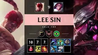 Lee Sin Top vs Fiora - BR Grandmaster Patch 25.08