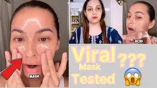Testing viral Korean collagen mask 😱 shocking results 😱 #skincare #youtube #hack