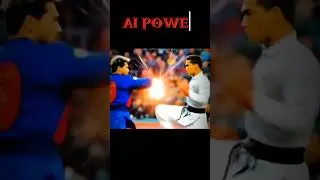 Ronaldo vs messi fighting #RonaldoVsMessi#GOATBattle#ClashOfLegends#FootballWar#MessiVsRonaldo