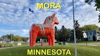 Nice drive in Mora, Minnesota. USA / And a visit to the Dala Horse.