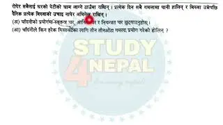 Class 10 Science Chapter 1 Solution 2081| Science and Technology Scientific Study Excerise Solution