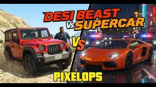 Relaxing Drive in GTA 5 - Day vs Night (RTX 4090 Graphics) - PixelOps