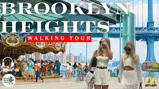 Autumn Walk Through Brooklyn&rsquo;s Waterfront | 4K Binaural Dumbo Tour
