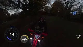 Riding my 2024 crf300l around with rallyraid level one rear shock and racetech front fork.