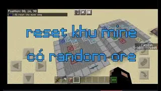 C&aacute;ch l&agrave;m hệ thống reset khu mine c&oacute; random ore trong MCPE 1.16|tudzgamer
