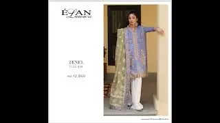 🤩❣🛍 New Elan By Zeina Luxury Lawn Collection 2k22, With Prices. 😍🌟🌹🛍