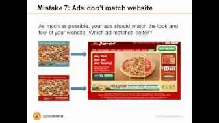Webinar 8/23/12: 10 Mistakes to Avoid When Creating Online Ads for Your Company