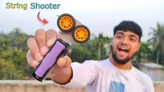 DIY String Shooter😍 | How To Make String Shooter At Home | string shooter kaise banaye ghar par