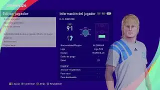 Karlheinz Helmut Förster - PES Clasico (Face, Body& Stats)