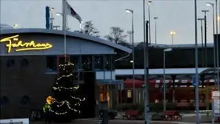 Zu Weihnachten nach Borkum Auslauf der Autof&auml;hre MS WESTFALEN vom Borkumkai am F&auml;hrhaus Emden
