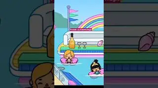 Swimming Fun & Bubble Show. Pool Party Dance with Bubbles.#TocaLifeWorld #TocaPoolParty #CuteDance