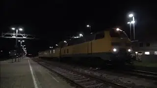 Else mit einem Messzug unterwegs auf der Zollernbahn von Balingen nach Albstadt- Ebingen und zur&uuml;ck