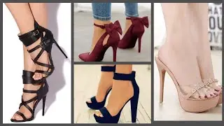 Latest Striped High Pencil Heels Image Collection 2020 //amazing high heels for girls