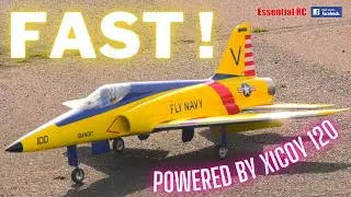 FAST !!! BVM BANDIT TURBINE RC SPORT JET | Where's the Sonic Boom ? | XICOY X120