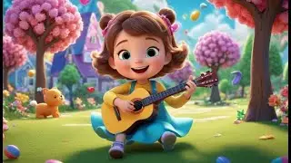 Toy Guitars Go Strum Strum Strum | English Nursery Rhyme | Kids Songs | Baby Music