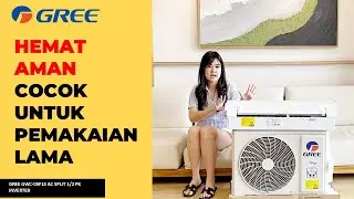 UNBOXING DAN REVIEW AC GREE GWC-05F1S AC SPLIT 1/2 PK INVERTER - CICI REVIEW