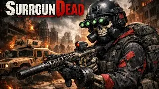 ONE OF THE BEST SOLO SURVIVAL ZOMBIE GAMES OUT!! SurrounDead... Episode 16 (Perma Death Series)