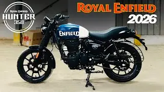 2026 🔥 Royal Enfield Hunter 350 Rebel Blue Full Review ✅ Price & Features ❤️ Better Than Ronin?