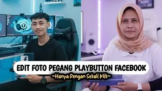 Going Viral❗️How to Edit Photos Holding the Facebook Playbutton With the Help of AI