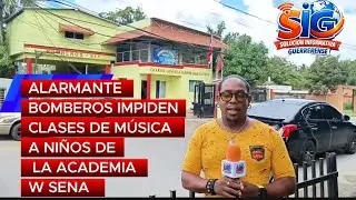 BOMBEROS DETIENEN CLASES EN LA ACADEMIA DE MÚSICA W SENA EN SAN ANTONIO DE GUERRA 
