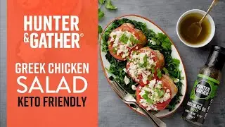 Keto Greek Chicken Tomato & Feta Salad Recipe