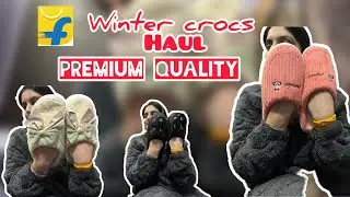 Winter crocs haul | premium quality | flipkart | Must buy these crocs 👌🏻👍