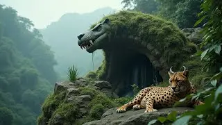 Two dangerous animals in the Amazon jungle are the Green Anaconda and the Leopard. Amazon rainfor...
