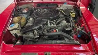 Mercedes 350 SLC running with Gotronic transistorized electronic ignition