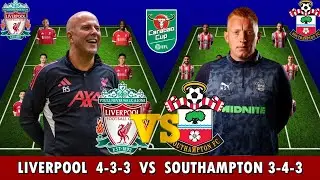 TALENT SHOWDOWN! 🔥 LIVERPOOL vs SOUTHAMPTON H2H PREDICTED XI ft Rio Ngumoha | Carabao Cup R3 2025/26