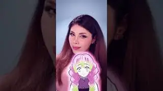 Anime hairtutorial/demon slayer Mitsuri Kanroji hairstyle - kimetsu no yaiba -How to do anime hair