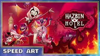 Hazbin Hotel Season 1 l Animated Wallpaper Speed Art