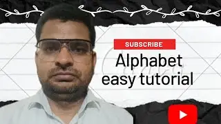 Alphabet  easy tutorial #video - 55               BLOG link in description 😀