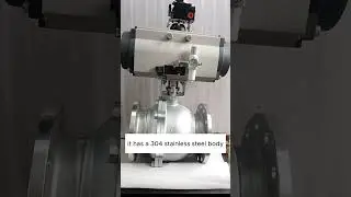 Pneumatic Stainless Steel Flanged Ball Valve, Air Valve factory