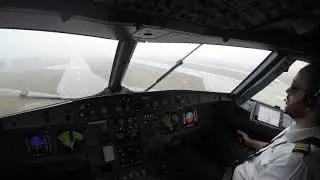 A320 Landing in rain in Lahore
