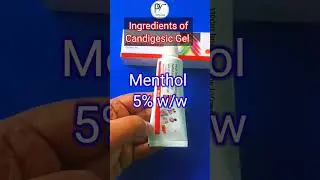 Ingredients of Candigesic Gel | @pharmatank5632 #shorts #viral #shortvideo
