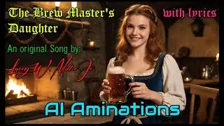 The Brew Masters Daughter an original song with lyrics and AI Animations.