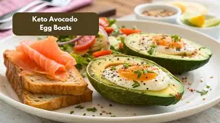 Keto Avocado Egg Boats | Easy Low-Carb Breakfast Hack!