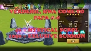 Summoners War - Open 40 Mystical Scroll and 1050 Exlusive Summon!