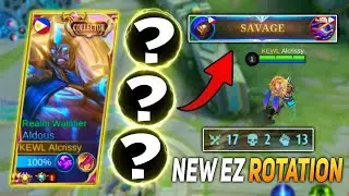 ALDOUS NEW BUILD AND ROTATION TO GET EZ SAVAGE! BEST BUILD TO RANK UP! ALDOUS BEST BUILD 2022 - MLBB