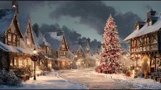 THE BEST LIVE CHRISTMAS WALLPAPER With Beautiful Christmas Music - 1 Hour Timer Christmas Ambience