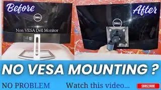 Non-VESA Monitor Wall Mount | Wall Mount for Dell S2218H | Easy DIY Guide