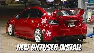 Icyaero  v1 Diffuser install on the STI