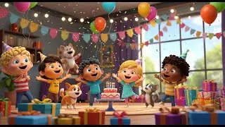 Birthday Celebration Song for Kids | Party Song, Nursery Rhymes, Baby Songs & Kids Music 🎉🎂🎶👶