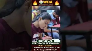 🔥Individual Feedback Session By Commandant Yogesh Dutta Sir | Best SSB Coaching In Lucknow India