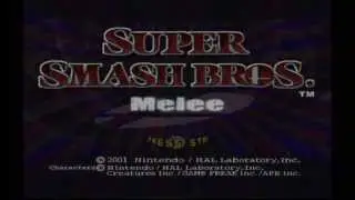 Super Smash Bros. Melee Title Screen & Intro  (GCN)