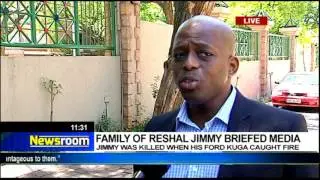 Family of Reshall Jimmy briefed media