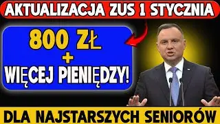 &ldquo;AKTUALIZACJA ZUS Z 1 STYCZNIA 🚨 NAJSTARSI SENIORZY DOSTAJĄ WIĘCEJ PIENIĘDZY!&rdquo;
